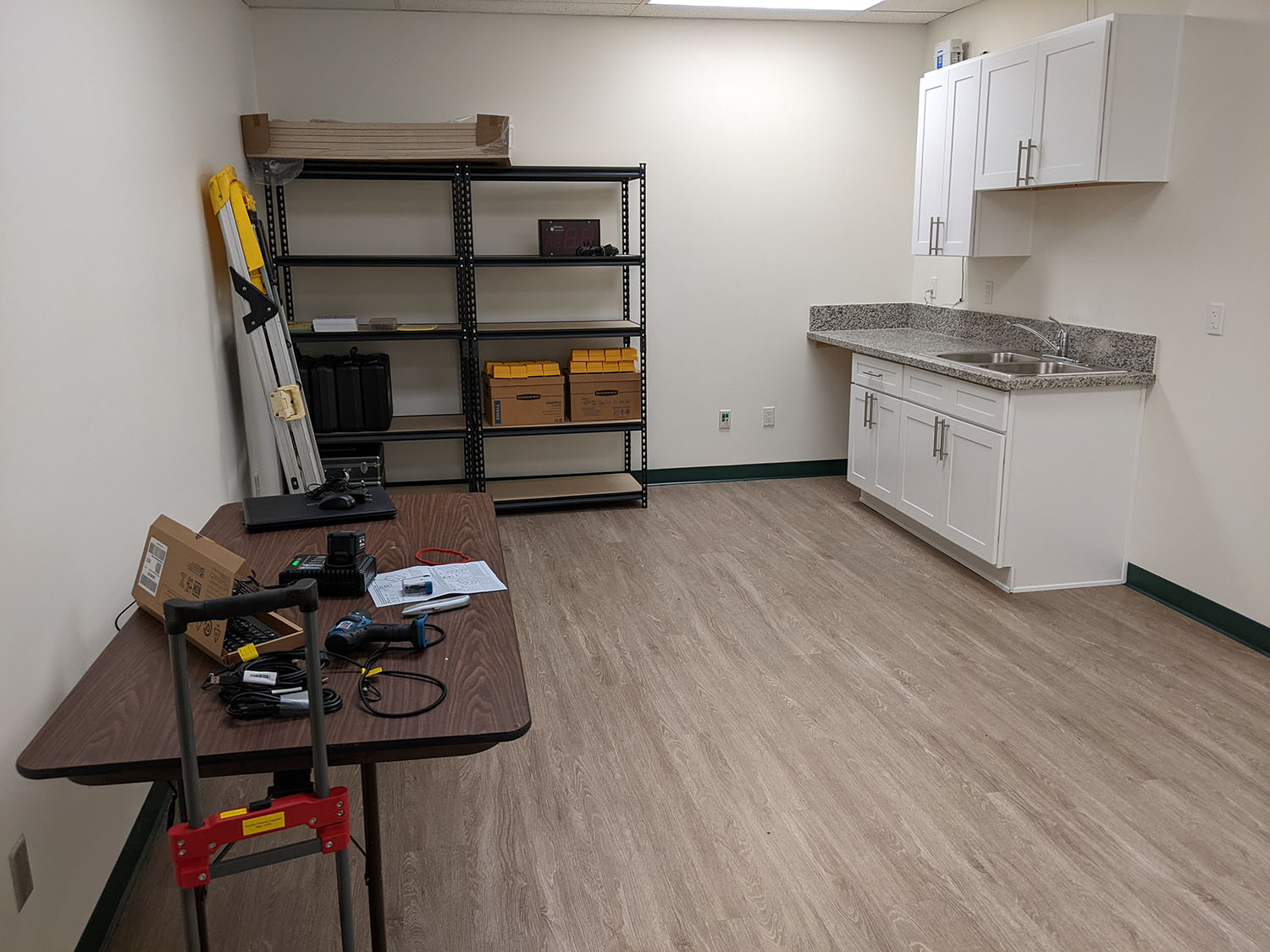 Kitchen shelves